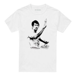 Bruce Lee Unisex Adult Serenity T-Shirt / White